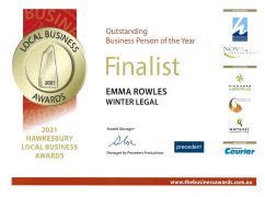 2021 Local Business Awards Outstanding Business Person of the Year Finalists